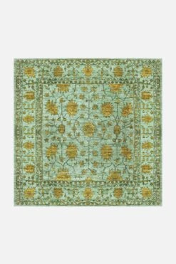 Floral Citrin Teppich(Floral Citrin Teppich) 34 Floral Citrin Teppich(Floral Citrin Teppich) -Wohn Teppich Welt 0048 FloralCitrin Quadrat Front