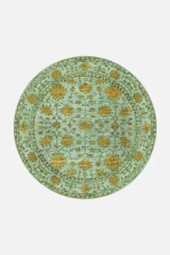 Floral Citrin Teppich(Floral Citrin Teppich) 30 Floral Citrin Teppich(Floral Citrin Teppich) -Wohn Teppich Welt 0048 Floral Citrin Rund Front