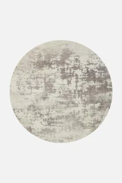 Uno Taupe Teppich(Uno Taupe Teppich) 30 Uno Taupe Teppich(Uno Taupe Teppich) -Wohn Teppich Welt 0056 Uno Taupe Rund Front