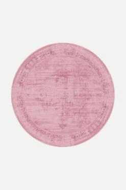 Paloma Rosé Teppich(Paloma Rose Teppich) 29 Paloma Rosé Teppich(Paloma Rose Teppich) -Wohn Teppich Welt 0071 PalomaRose Rund Front