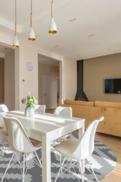 Skandi Grau Teppich(Skandi Grau Teppich) -Wohn Teppich Welt 0077 SkandiGrau Rund Room