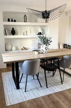 Uni Hellgrau Teppich(Uni Hellgrau Teppich) -Wohn Teppich Welt 0078 UniHellgrau Room echt