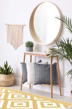 Skandi Dijon Teppich(Skandi Dijon Teppich) -Wohn Teppich Welt 0080 SkandiDijon Quadrat Room