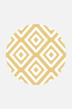 Skandi Dijon Teppich(Skandi Dijon Teppich) -Wohn Teppich Welt 0080 SkandiDijon Rund Front