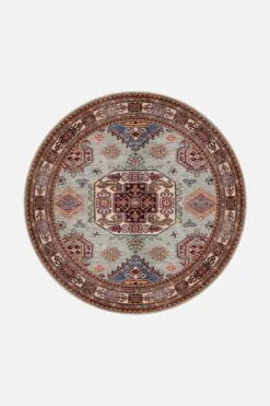 Malihe Kazak Teppich(Malihe Kazak) 30 Malihe Kazak Teppich(Malihe Kazak) -Wohn Teppich Welt 0082 MaliheKazak Rund Front