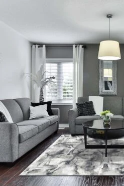 Turmalin Grau Teppich(Turmalin Grau) 37 Turmalin Grau Teppich(Turmalin Grau) -Wohn Teppich Welt 0094 TurmalinGrau Quadrat Room