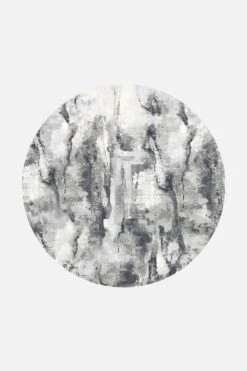 Turmalin Grau Teppich(Turmalin Grau) 30 Turmalin Grau Teppich(Turmalin Grau) -Wohn Teppich Welt 0094 TurmalinGrau Rund Front