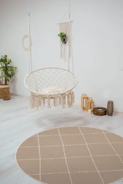 Berber Sahara Teppich(Berber Sahara Teppich) -Wohn Teppich Welt 0101 BerberSahara Rund Room