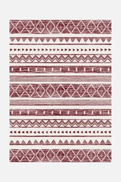 Ikat Maroon Teppich(Ikat Maroon Teppich)