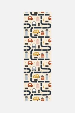 Stadt Dschungel Teppich(Grossstadt Djungel Teppich) -Wohn Teppich Welt 0108 Laufer Front