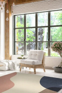 Ban Aquarell Teppich(Ban Aquarell Teppich) -Wohn Teppich Welt 0114 BanAquarell Quadrat Room