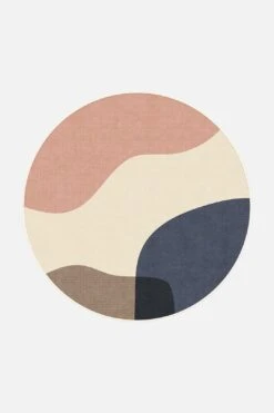 Ban Aquarell Teppich(Ban Aquarell Teppich) -Wohn Teppich Welt 0114 BanAquarell Rund Front ca80734b de29 4be1 a374 0718da7e0b73