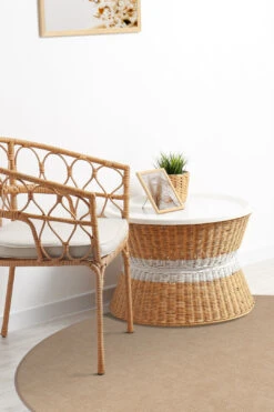 Jute-Haptik Mono Chic Teppich(Jute Haptik Mono Chic Teppich) -Wohn Teppich Welt 0115 JennyChic Rund Room af99fe73 3ec4 4173 aff1 e2865ae68c74