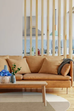 Tula Beige Teppich(Tula Beige Teppich) -Wohn Teppich Welt 0118 TulaBeige Rund Room