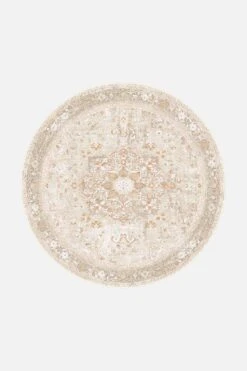 Marie Ambra Teppich(Marie Ambra Teppich) 30 Marie Ambra Teppich(Marie Ambra Teppich) -Wohn Teppich Welt 0128 MarieAmbra Rund Front