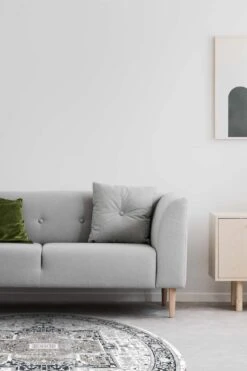 Heriz Quarz Teppich(Heriz Quarz Teppich 1) -Wohn Teppich Welt 0131 HerizQuarz Rund Room