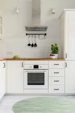 Uni Mela Teppich(Uni Mela Teppich) -Wohn Teppich Welt 0133 UniMela Rund Room