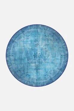 Azurro Vintage Teppich(Azurro Vintage Teppich) 30 Azurro Vintage Teppich(Azurro Vintage Teppich) -Wohn Teppich Welt 0138 AzurroVintage Rund Front