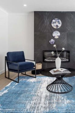 Nadi Larimar Teppich(Nadi Larimer Teppich) -Wohn Teppich Welt 0142 NadiLarimar Quadrat Room