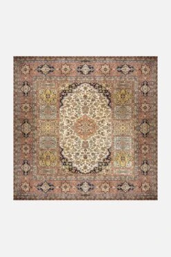 Neda Medallion Teppich(Neda Medallion Teppich) -Wohn Teppich Welt 0148 NedaMedallion Quadrat Front