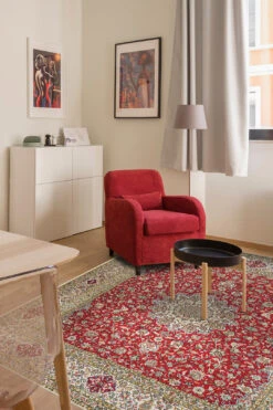 Mina Rubin Teppich(Mina Rubin Teppich) -Wohn Teppich Welt 0149 MinaRubin Quadrat Room