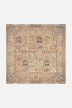 Banafsheh Beige Teppich(Banafsheh Beige Teppich) -Wohn Teppich Welt 0154 BanafshehBeige Front Quadrat