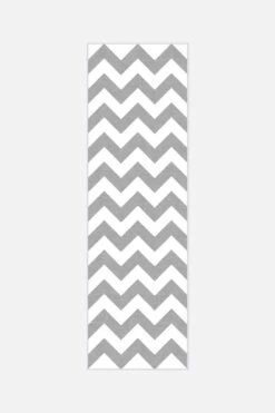 Outdoor Zack Grau Teppich(Outdoor Zack Grau Teppich) -Wohn Teppich Welt 0168 ZackGrau Laufer Front