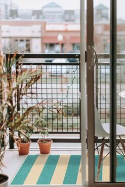 Outdoor Marine Streifen Teppich(Outdoor Marine Streifen Teppich) -Wohn Teppich Welt 0169 MarineStreifen Laufer Room Outdoor