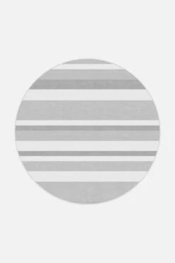 Outdoor Melina Grau Teppich(Outdoor Melina Grau Teppich) -Wohn Teppich Welt 0170 MelinaGrau Rund Front