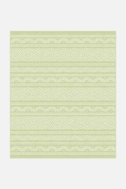 Outdoor Aztek Grün Teppich(Outdoor Aztek Grun Teppich) -Wohn Teppich Welt 0173 AztekGruen 250x300 Front