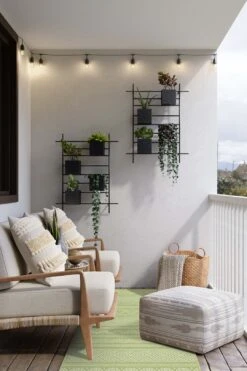 Outdoor Aztek Grün Teppich(Outdoor Aztek Grun Teppich) -Wohn Teppich Welt 0173 AztekGrun Laufer Room Outdoor