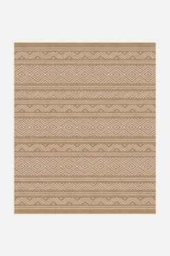 Outdoor Aztek Haselnuss Teppich(Outdoor Aztek Haselnuss Teppich 1) -Wohn Teppich Welt 0176 AztekHaselbraun 250x300 Front