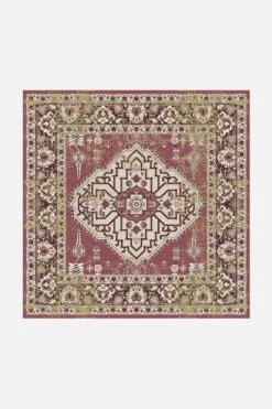 Yalda Kupferbraun Teppich(Yalda Kupferbraun Teppich 1) -Wohn Teppich Welt 0187 YaldaKupfenbraun Quadrat Front