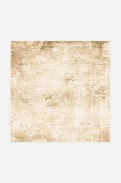 Asche Sand Teppich(Asche Sand Teppich) -Wohn Teppich Welt 0193 AscheSand Front Quadrat