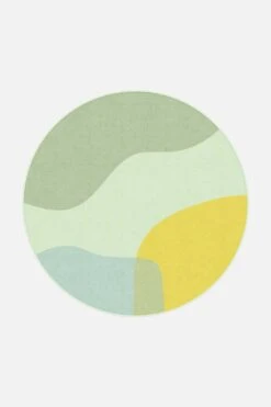 Ban Zitrone Teppich(Ban Zitrone Teppich) 29 Ban Zitrone Teppich(Ban Zitrone Teppich) -Wohn Teppich Welt 0195 BanZitrone Rund Front