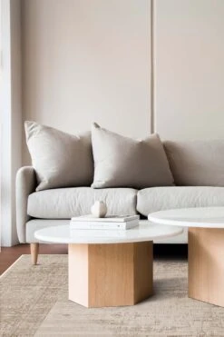 Paloma Taupe Teppich(Paloma Taupe Teppich) -Wohn Teppich Welt 0196 PalomaTaupe Quadrat Room