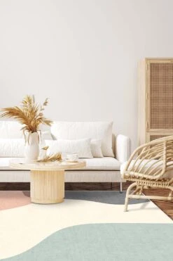 Ban Pastell Teppich(Ban Pastell Teppich) -Wohn Teppich Welt 0198 BanPastell Quadrat Room 02