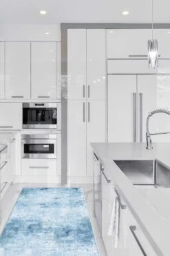 Asche Kyanit Teppich(Asche Kyanit Teppich) -Wohn Teppich Welt 0200 AscheKyanit Room Laeufer