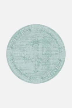 Paloma Aquamarin Teppich(Paloma Aquamarin Teppich) 29 Paloma Aquamarin Teppich(Paloma Aquamarin Teppich) -Wohn Teppich Welt 0205 PalomaAquamarin Rund Front