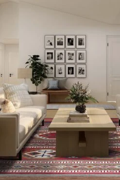 Kaneschka Rot Teppich(Kaneschka Rot Teppich) -Wohn Teppich Welt 0216 KaneschkaRot Room