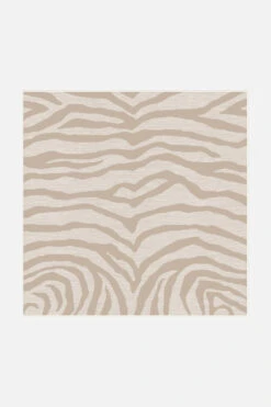 Zebra Sand Teppich(Zebra Sand Teppich) -Wohn Teppich Welt 0220 ZebraSand Front Quadrat