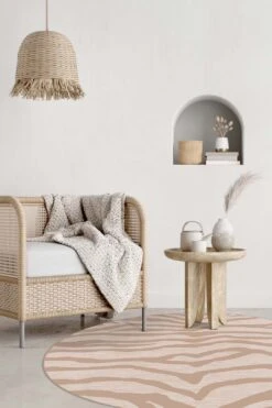 Zebra Sand Teppich(Zebra Sand Teppich) -Wohn Teppich Welt 0220 ZebraSand rund Shopify