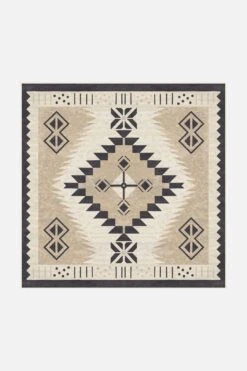 Merve Sand Teppich(Merve Sand Teppich) -Wohn Teppich Welt 0222 MerveSand Quadrat Front