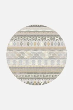 Mila Sahara Teppich(Mila Sahara Teppich) -Wohn Teppich Welt 0225 MilaSahara Rund Front