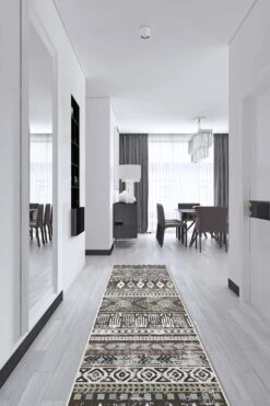 Mila Stein Teppich(Mila Stein Teppich) -Wohn Teppich Welt 0226 MilaStein Laufer Room