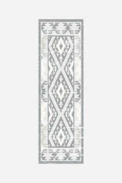 Kolaya Grau Teppich(Kolaya Grau Teppich) -Wohn Teppich Welt 0230 KolayaGrau Laufer Front