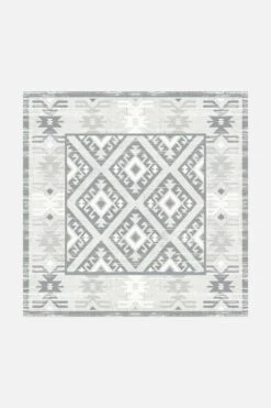 Kolaya Grau Teppich(Kolaya Grau Teppich) -Wohn Teppich Welt 0230 KolayaGrau Quadrat Front