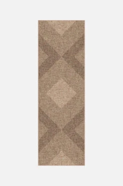 Jute-Haptik Dunja Raute Teppich(Jute Haptik Dunja Raute Teppich) -Wohn Teppich Welt 0249 DunjaRaute Laeufer Front