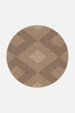 Jute-Haptik Dunja Raute Teppich(Jute Haptik Dunja Raute Teppich) -Wohn Teppich Welt 0249 DunjaRaute Rund Front 25a74389 1505 4565 9f51 67e325452b05