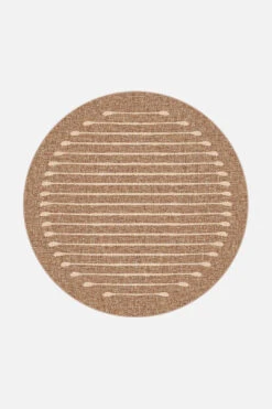 Jute-Haptik Felia Eiche Teppich(Jute Haptik Felia Eiche Teppich) -Wohn Teppich Welt 0251 rund Front 2acd33fb 8335 41a7 952e 7c3845559213